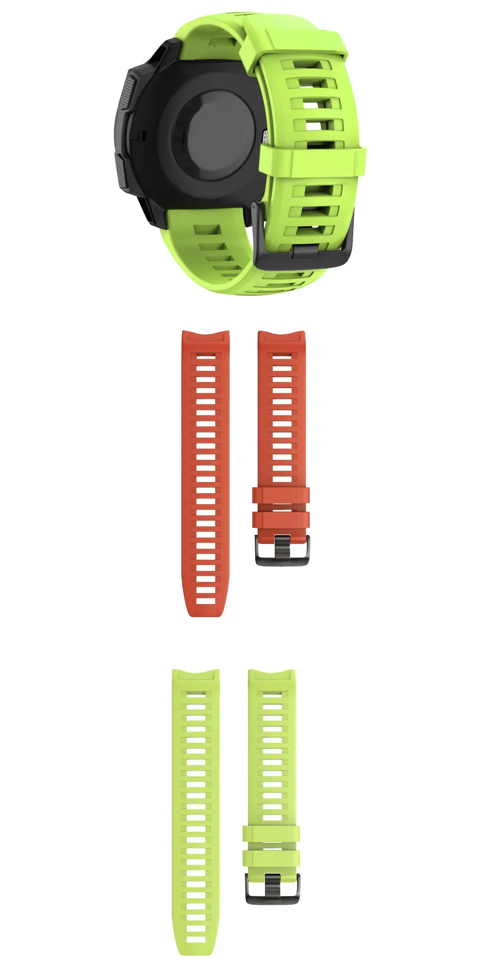 For Garmin Instinct watchband sports silicone replacement wristband color bracelet quick installation and removal accessories