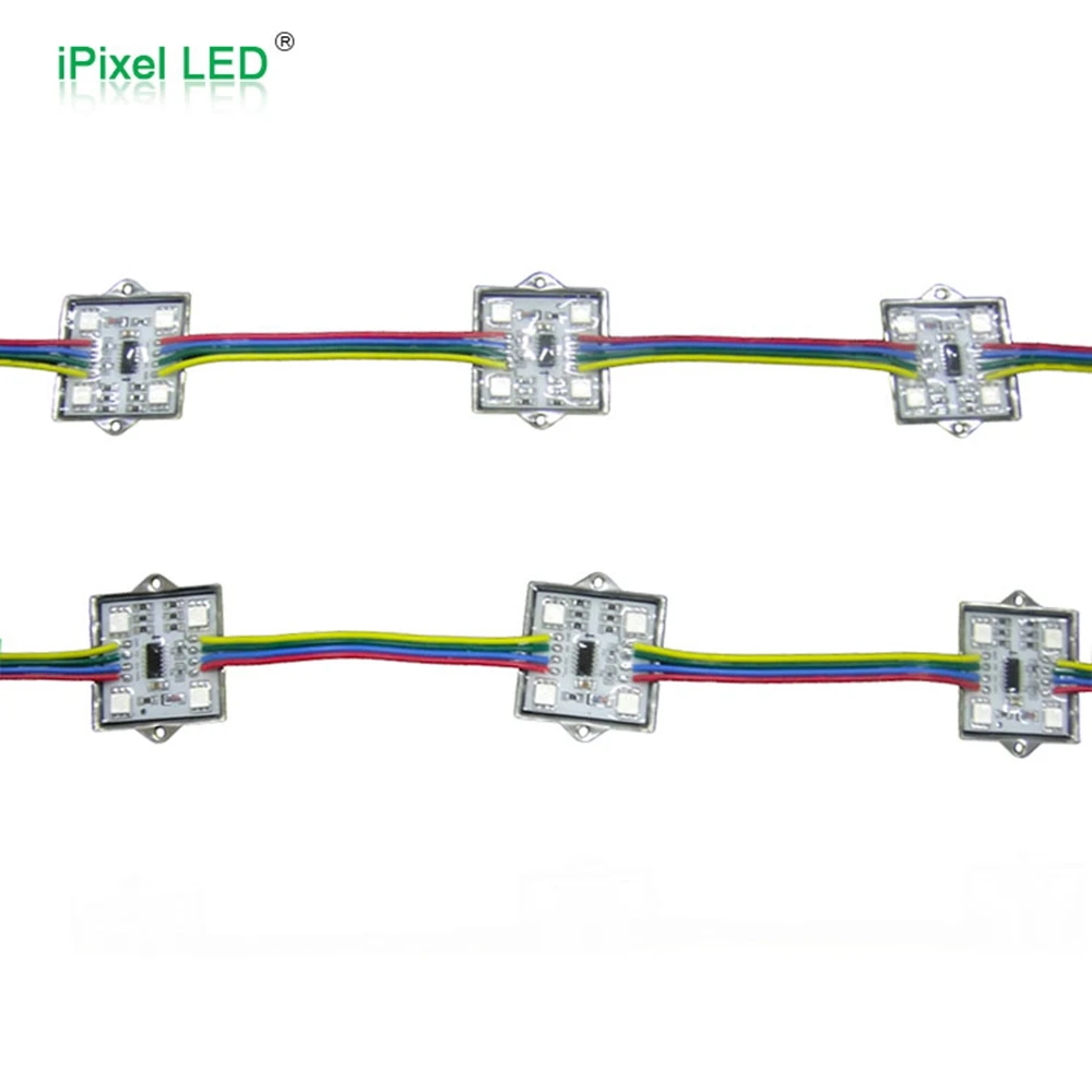 DC5V&12V WS2811& WS2801 Square Digital Module With 20PCS/String Pixel LED
