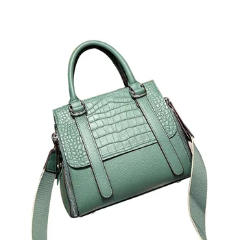 

New genuine leather handbags fashion handbags large capacity single shoulder messenger bag