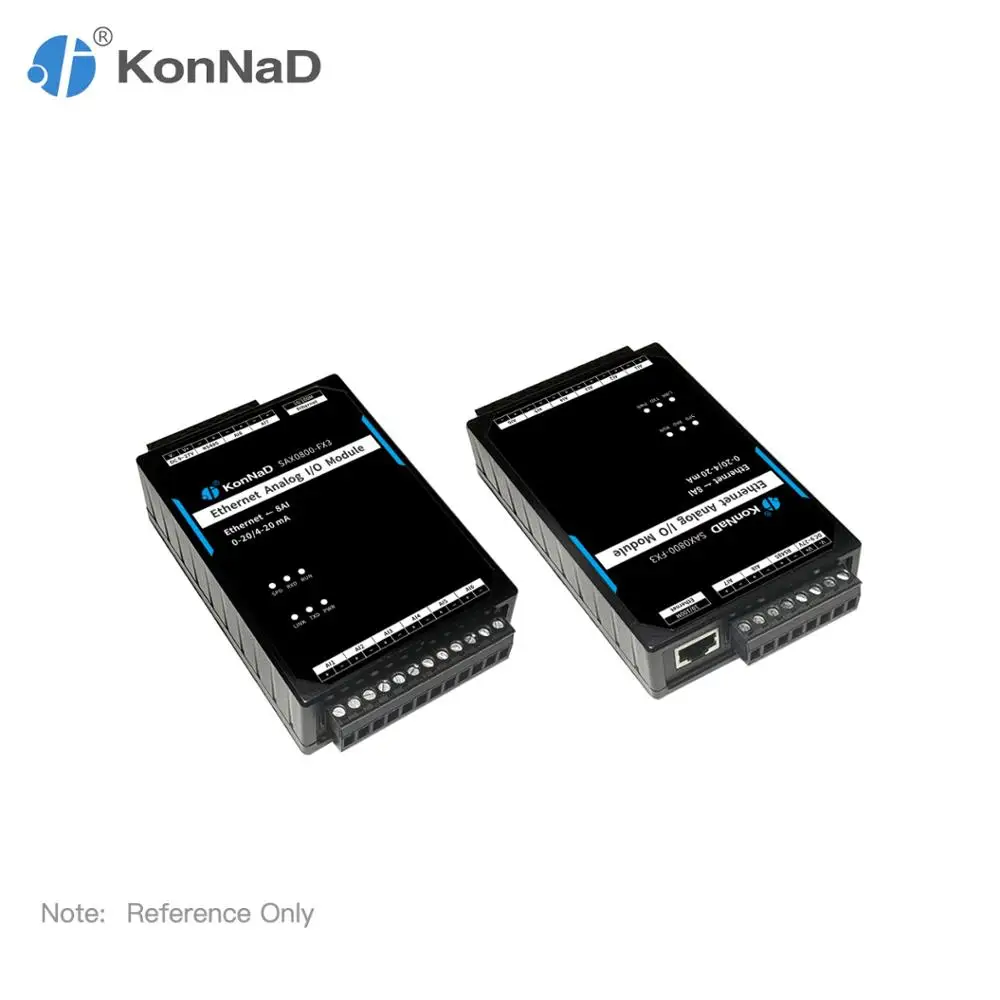 Ethernet Remote IO controller Module 2/8AI 16-bit 1‰ accuracy Modbus TCP communication Analog input module Current 0-20/4-20mA