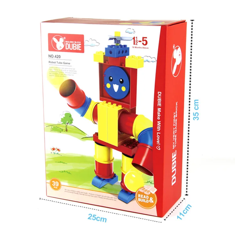 

Only Cubic Wange dubie Building Blocks Large Particles Toy 1-2-3-6 a Year of Age Children'S Educational Pipeline Game