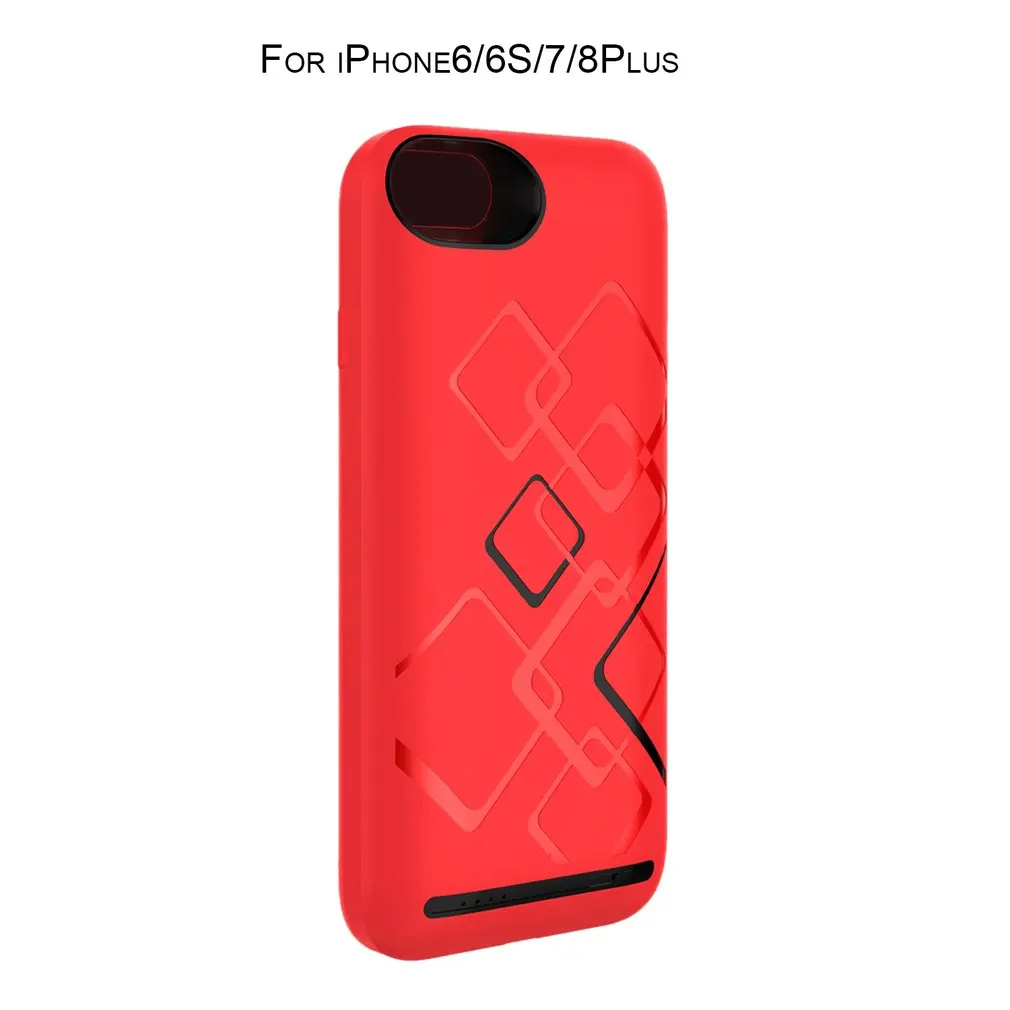 

Soft Rubber Back Clip Battery Charger Case Mobile Phone Soft Protective Cover Shell Charger Case 2 in 1 for iPhone