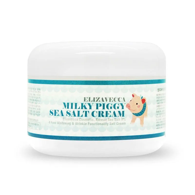 SEASALT CREAM Маска из пузырьковой глины Milky Piggy коллаген Jella пакет Аква Осветляющая Маска Корейская маска для лица - Цвет: SEASALT CREAM