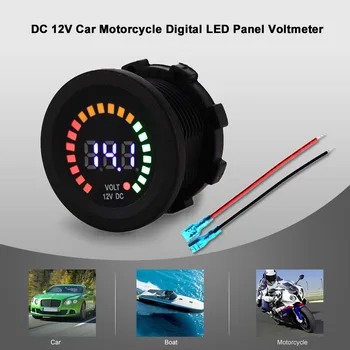 

KKmoon Car Styling Universal DC 12V Car Motorcycle Boat Digital LED Panel Voltage Display Volt Meter Voltmeter