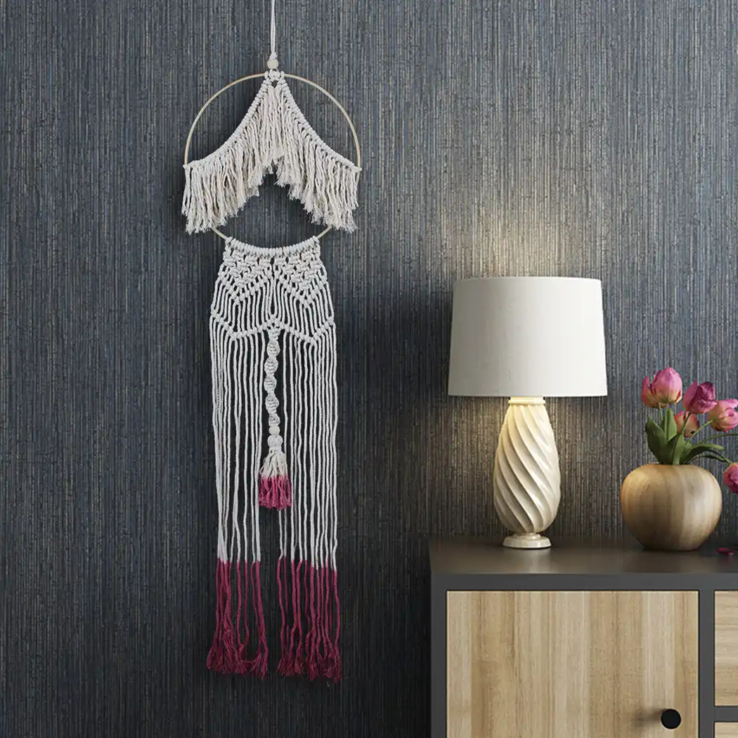 Decoraciones De Pared Nuevo Estilo Tejido Algodon Hilo Bohemio