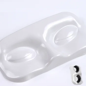 

2019 Eyelash extensions salons Eyelashes box Thick Face type Plastic tray Eyelash studio Woman Eyelash collection tools