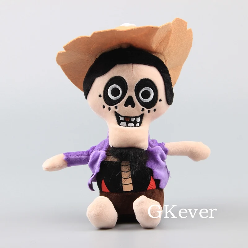 

24cm Movie Coco Plush Toy Doll Peluche Cute Hector Stuffed Dolls baby kids Christmas Birthday Gift Large Size