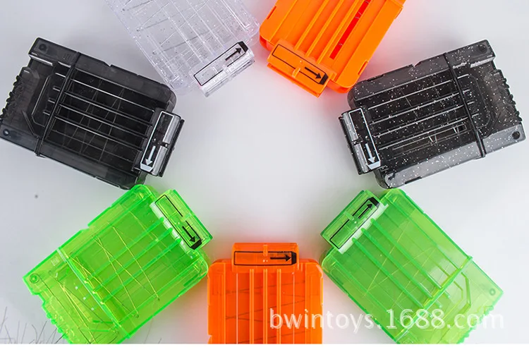 Горячие Nerf совместимый картридж с чернилами бомба-переноска 6-круглый журнал тепла мягкой пулей пистолет аксессуары