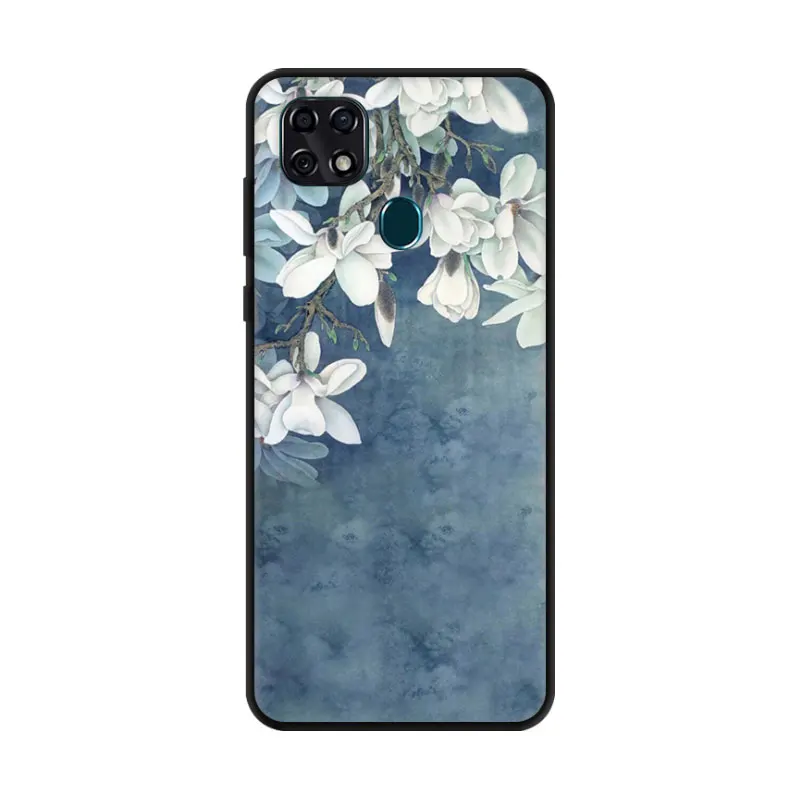 Для zte Blade 20 Smart чехол силиконовый окрашенный, мягкий черный ТПУ задняя крышка для zte Blade 20 чехлы V1050 чехол для телефона Blade20 Smart - Цвет: 28