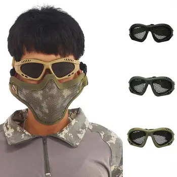 

Hunting Tactical Paintball Goggles Eyewear Airsoft Net Tactical Shock Eye Protection Goggles Outdoor Sports Mesh Glasse