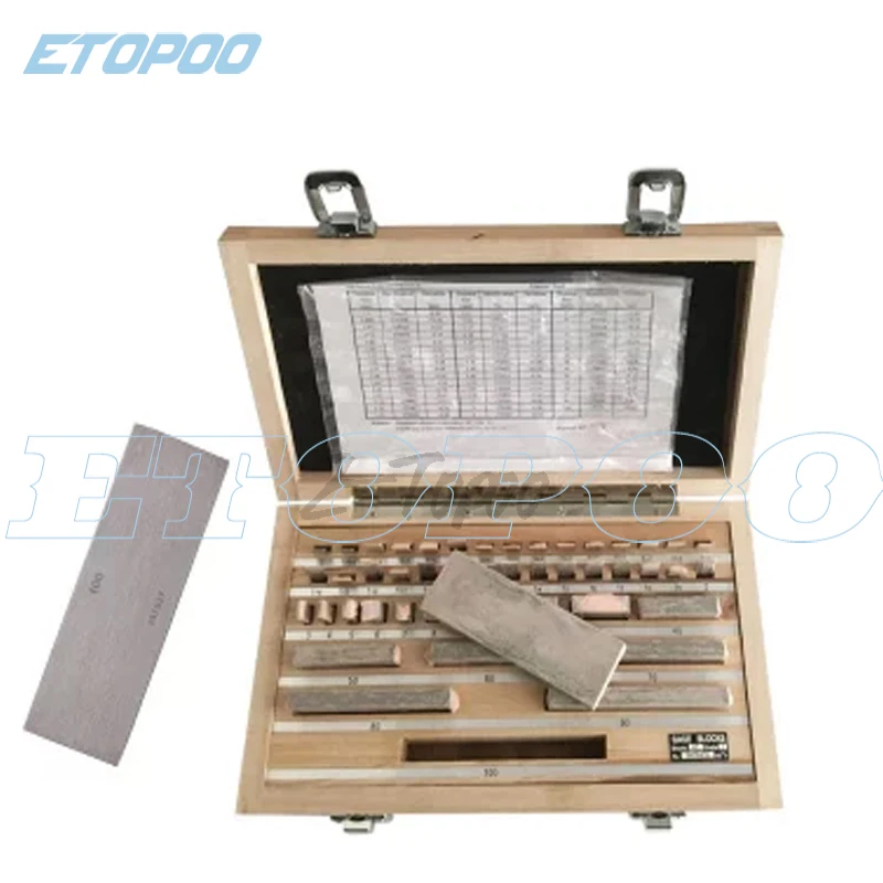 High Precision 1.00550mm Block Gauge 32pcs/set 1 Grade 0 Grade
