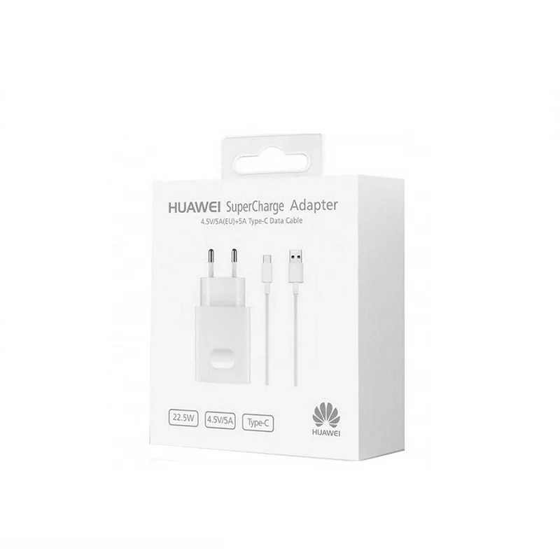 charger and cable huawei mate 20 pro Supercharge USB быстрое зарядное устройство адаптер 5 В/4.5A type C кабель для передачи данных для P10 P20 plus mate 10 pro 20 - Тип штекера: charger and cable