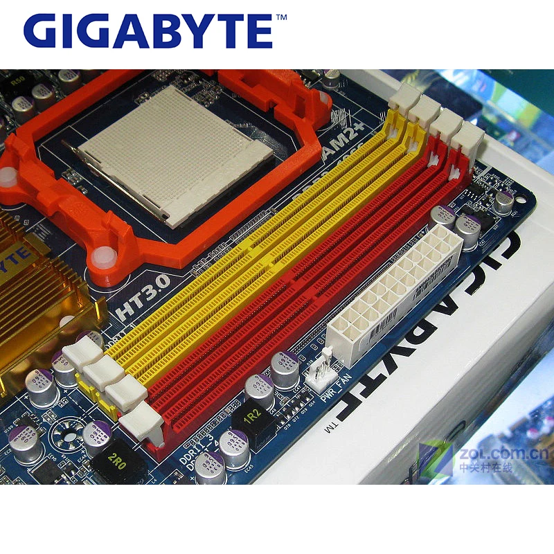 Разъем AM2/AM2+ для AMD 770 Gigabyte GA-MA770-DS3 материнская плата DDR2 16 Гб GA MA770 DS3 MA770-DS3 системная плата ATX б/у