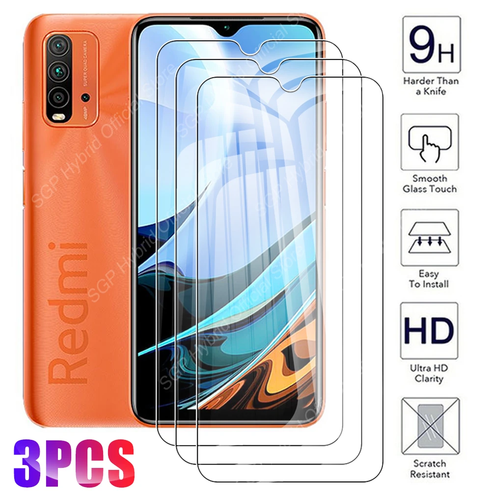 cell phone screen protector 3 Pcs Redmi9t Protective Glass For Xiaomi Redmi 9T Screen Protector Glas On Redmi9 9 T J19S M2010J19SG M2010J19SY Tempered Film best phone screen protector