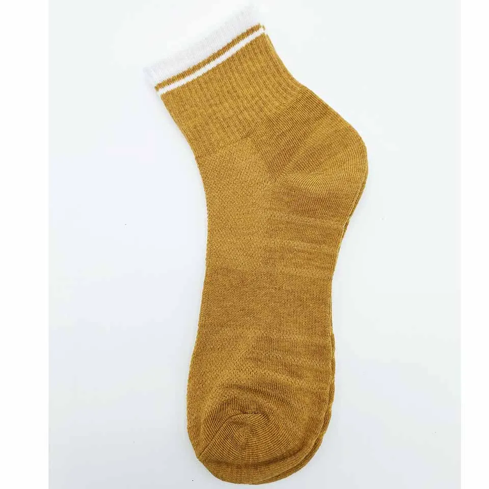 5 Pack Men Cotton Socks Mesh Breathable Short Casual Socks Summer Sports Socks Absorb Sweat Ankle Socks Set