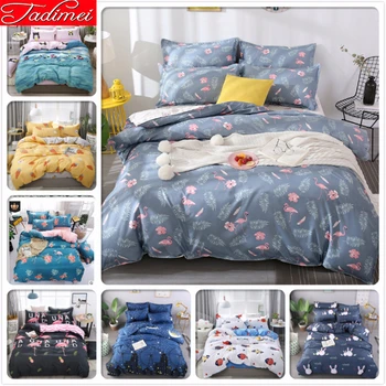 

Tropic Flamingo Pattern Duvet Cover Bedding Set Adult Kids Child Soft Cotton Bed Linen Sing Twin Full Queen King Size Bedspreads