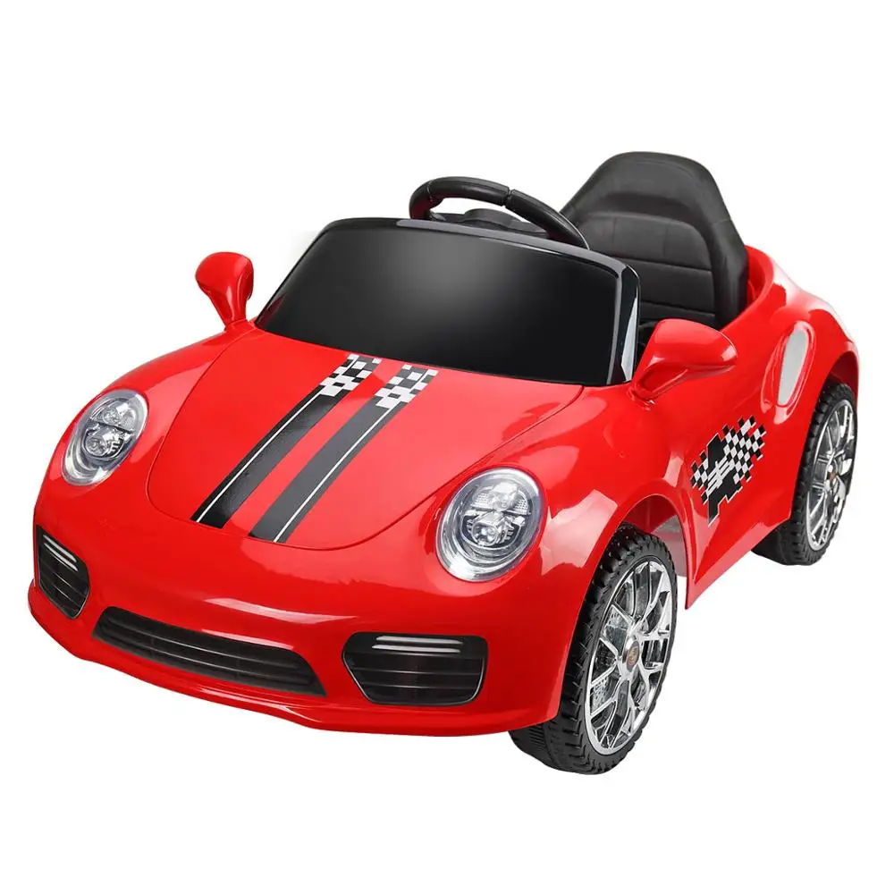 

Kids Ride On Sports Car Toy Children Outdoor Indoor Play Toys With MP3 Player Remote Control Head Lights And Seat Belt CL5785