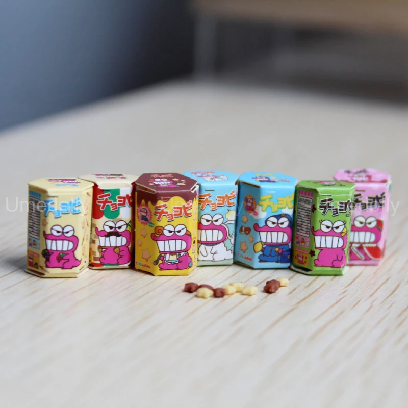 1/12 Scale Miniature Food Cookies Box Kitchen Toy For Doll BJD OB11 Girls Gift