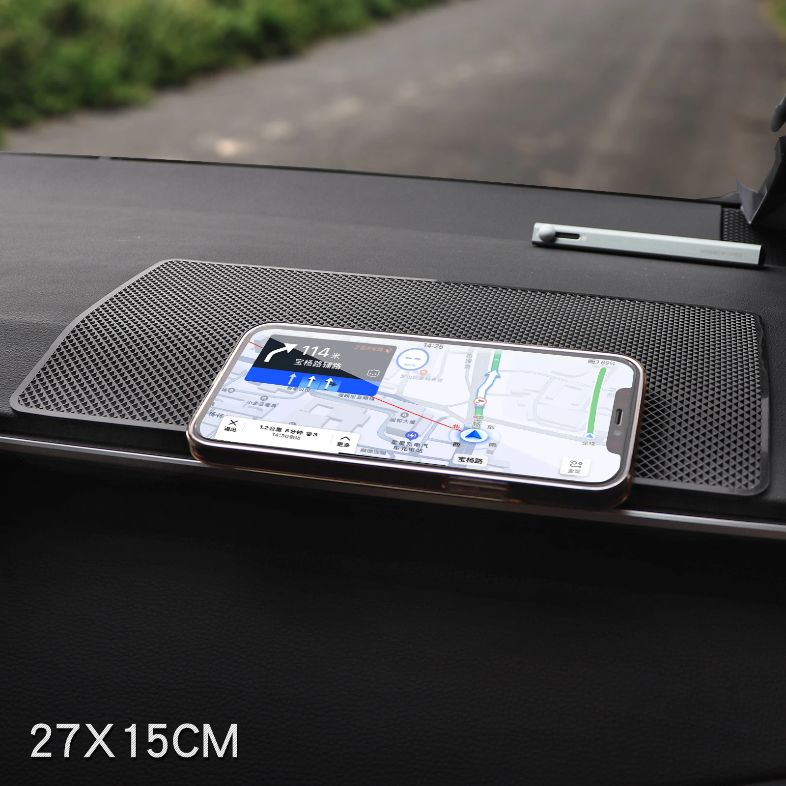

Universal Car Anti Slip Mat Dashboard Dash Auto Multi-Function GPS Phone Keys Coins Holder Gel Sticky Pad Non Slip Stand Mount