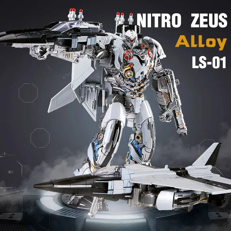 LS01 фильм серии игрушки Nitro Zeus Seibertron робот трансформация сплава действия Робот Дети коллекционные игрушки подарки на день рождения