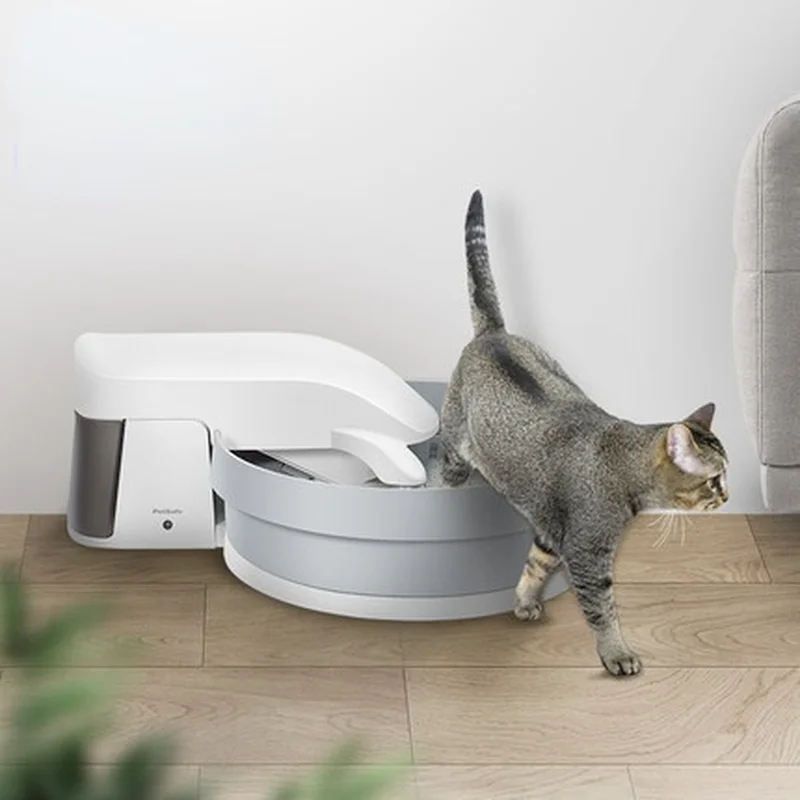 Auto Cat Litter Box Electric Self Clean Smart Deodorant Large Open