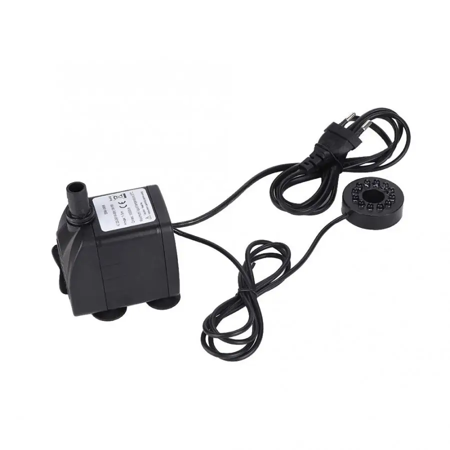 Фильтр для аквариума со светодиодный Фонари эффект кислородный насос фонтана Ландшафтный Fish Поддержка фонтана для продажи