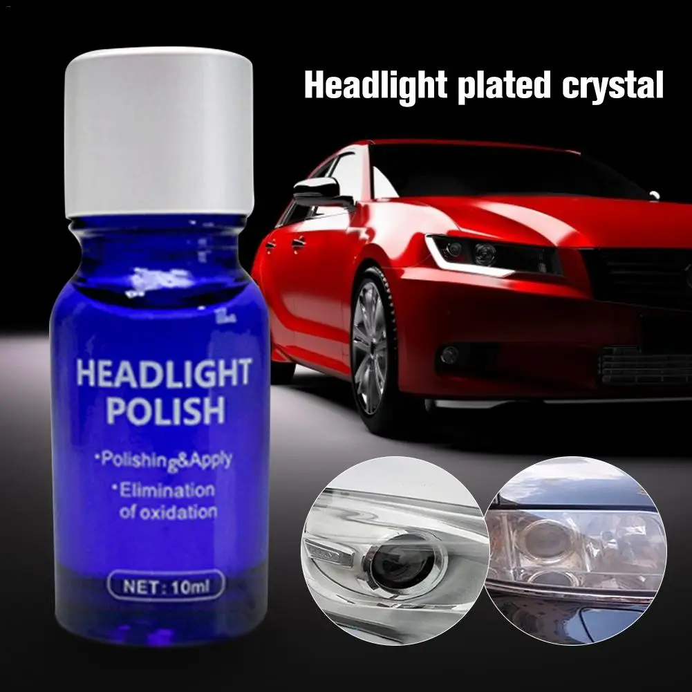 10ML Car Headlight Polish Scratch Renovation Agent Polishing Coat Cars Care Auto Coating Repair Liquid Car Styling