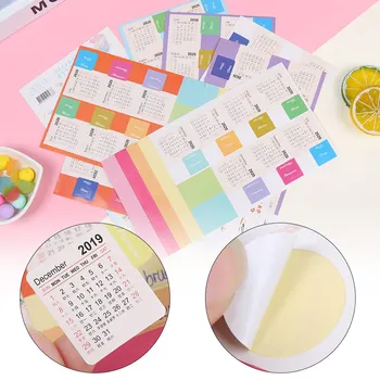 

2Set 2020 Calendar Sticker Notebook Index Label Schedule Diary Planner Stationery Stickers DIY Decor Mini Organizer Office Label