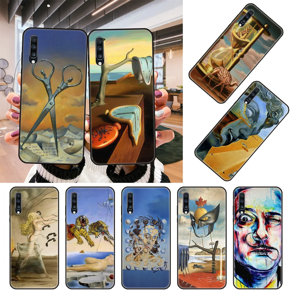 Чехол для телефона Samsung Galaxy A 50 51 71 70 80 7 5 10 40 20 30 41 21 S E черный Модный чехол с рисунком