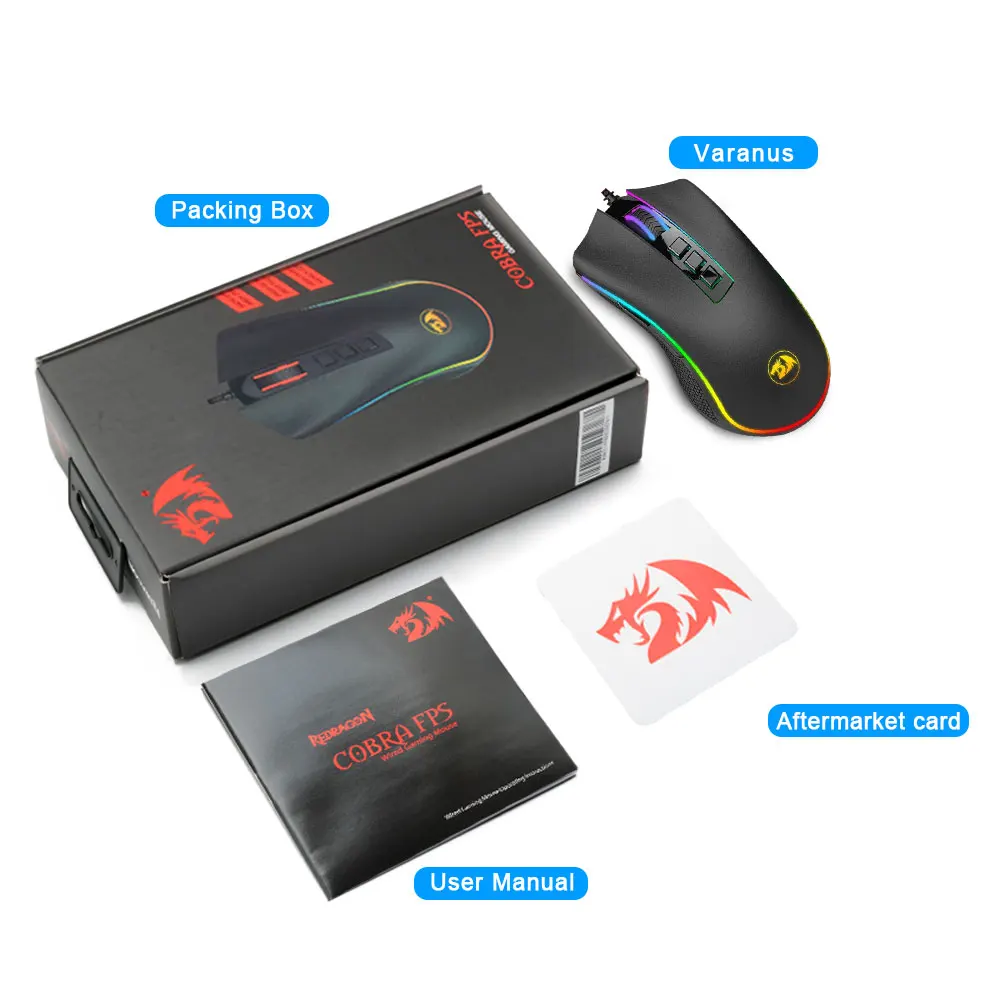 Kit Gamer Redragon Teclado Mecanico K551 Mouse Gamer M711-FPS Mousepad  Gamer Extra Grande