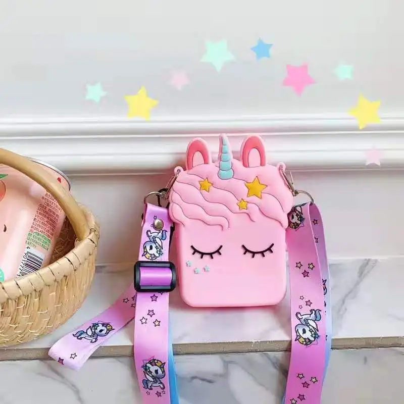 [ Arrival] Super Unique Silicone & Soft Mini Shoulder Bag -Unicorn Fashion H848c08d263ba4e198cb5d1bb54eef04bC