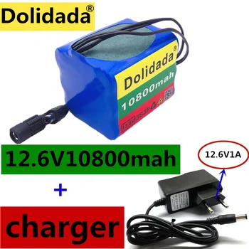 

100% Original 3S3P 12V10.8Ah 10800mAh 18650 Rechargeable Batteries 12V With BMS Lithium Battery Protection Plate + 12.6V Charger