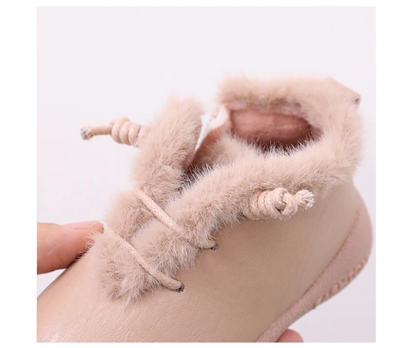 Children's Shoes Baby Toddler Cotton Shoes 1-3 Years Old Snow Boots Warm Cotton Shoes