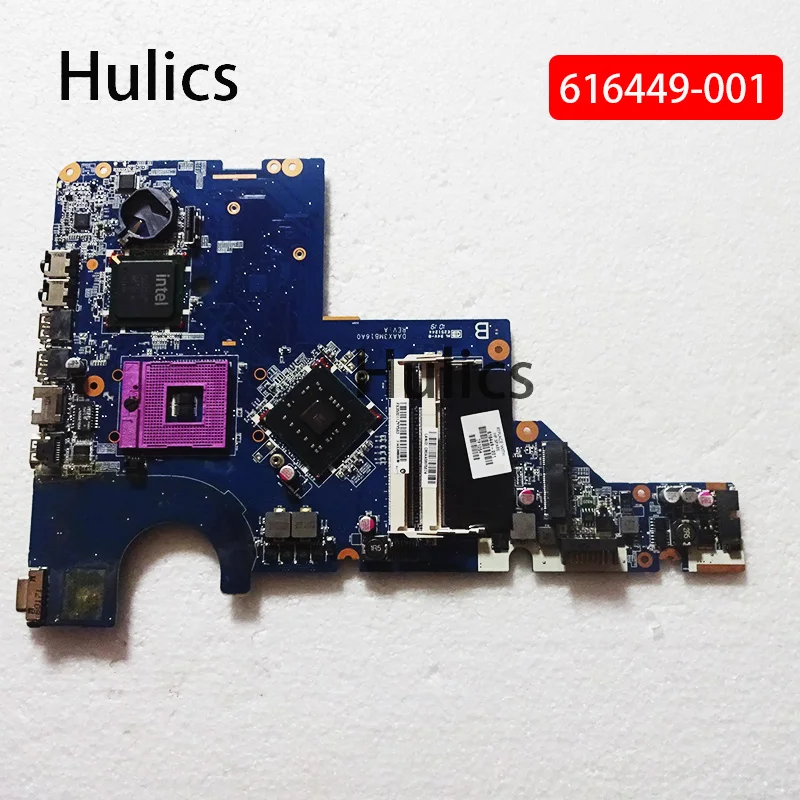 Материнская плата Hulics для ноутбука HP оригинальная материнская CQ42 CQ56 Core GL40 616449-001