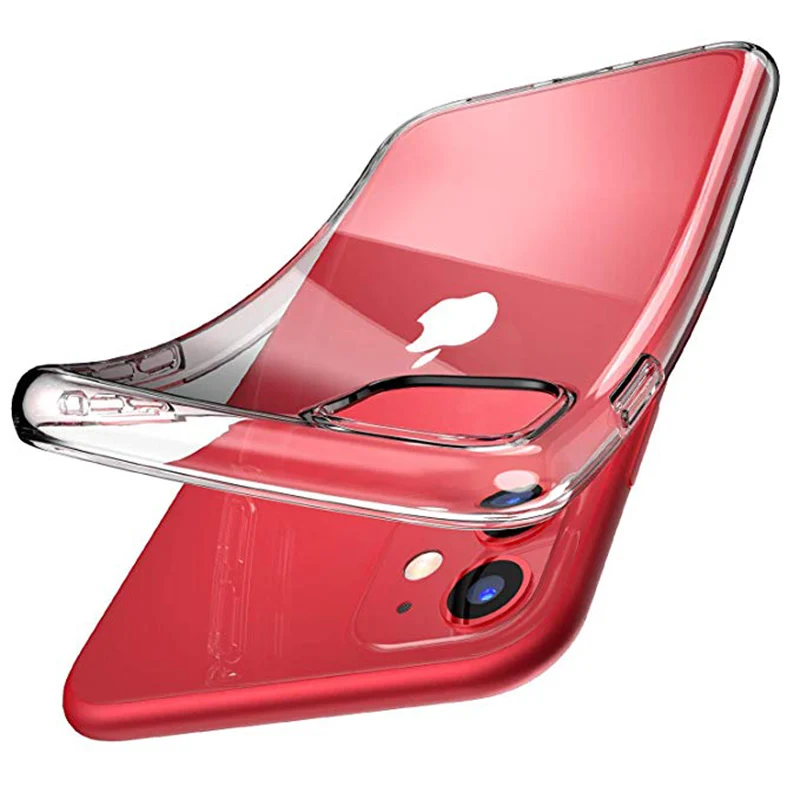 Ультратонкий мягкий гелевый прозрачный чехол из ТПУ для iPhone 12 11 PRO MAX X XS 5 5S SE 6 6s 7 8