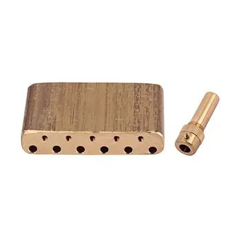

Brass Tremolo Bar Block Kit for GOTO SUR CPS BRIDGE Easy to Install Musical Instrument Accessories