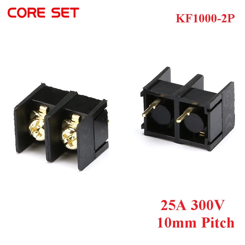10 шт./лот KF1000-2P PCB винт Клеммная колодка коннектор шаг мм 2PIN PIN KF1000 2P | Обустройство