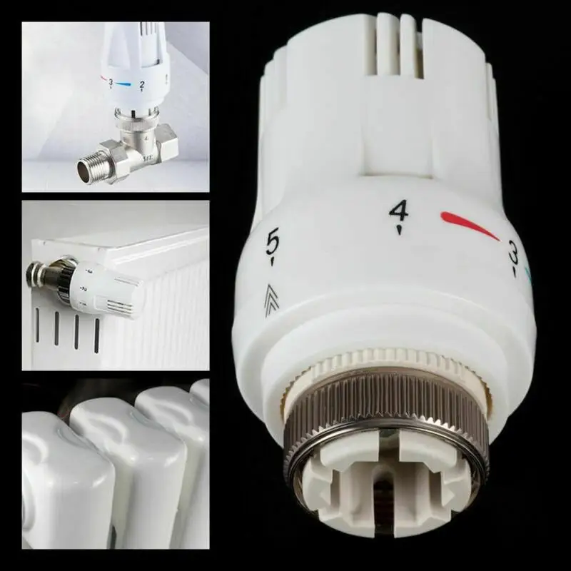 Válvula de radiador termostático de 230V, sistema de Control de cabeza de temperatura neumático para controlador de calefacción, radiador remoto Va O1A7