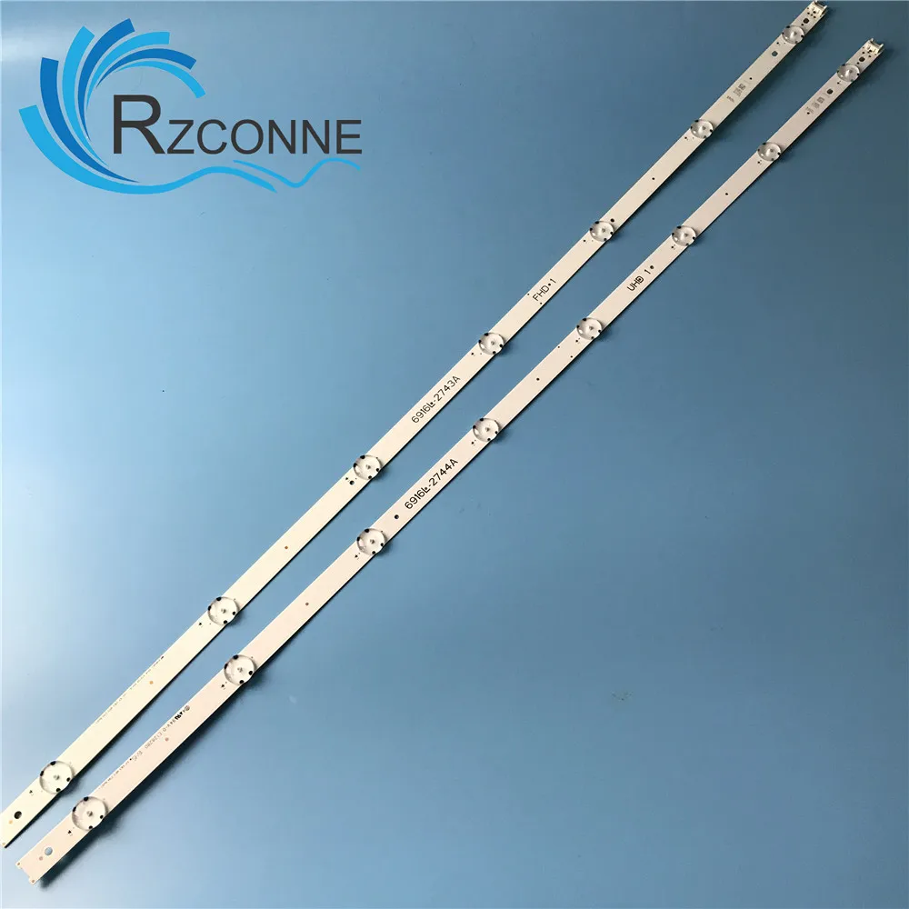 Светодиодная лента для подсветки LG 43 &quotV16.5 ART3 2744 2743 43lh5700 43UH603V 6916L 2744A 2743A LC430DGE FJ M2 a1