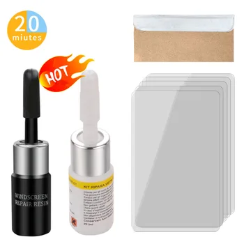 

Professional Fluid Crack Repairing DIY Glass Corrector Glue Universal Car Windshield Repair Kit Automotive Quick Easy Apply