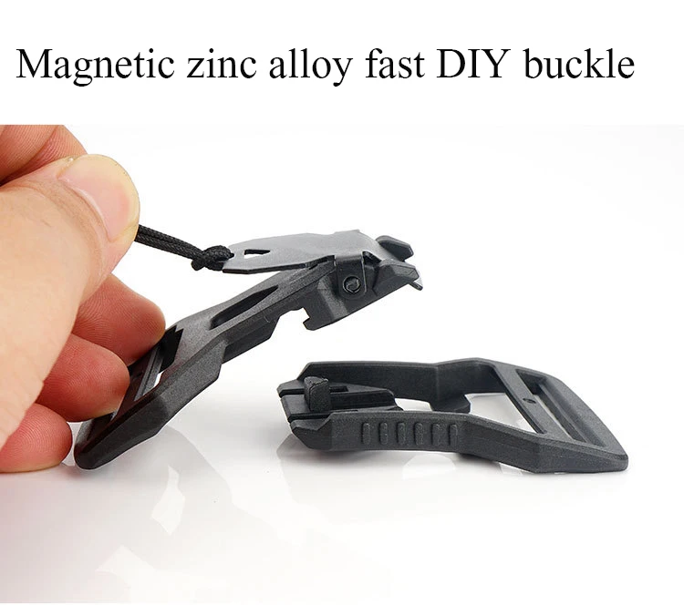 2020 Новый военный Магнитный цинковый сплав быстрой зарядки Пряжка Сделай Сам