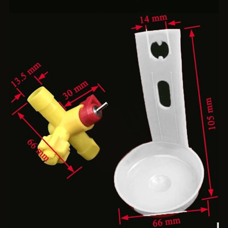 Курица питьевой воды чашки птицы перепелиный курятник автоматический