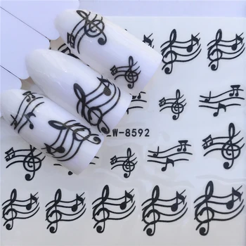 

LCJ 2020 New Designs Rabbit/Cat/Flower/Character Designs Nail Sticker Water Transfer Nail Art Decals