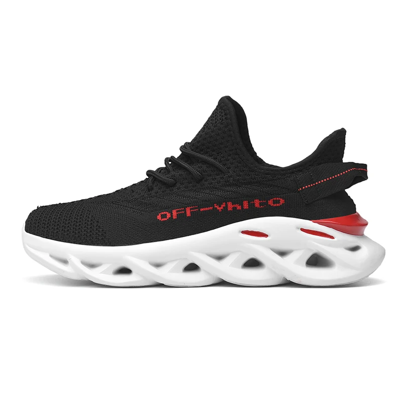 Мужская обувь для бега, летняя спортивная обувь, мужская обувь для бега, уличная легкая дышащая мужская обувь, мужские кроссовки - Цвет: 2909 Black