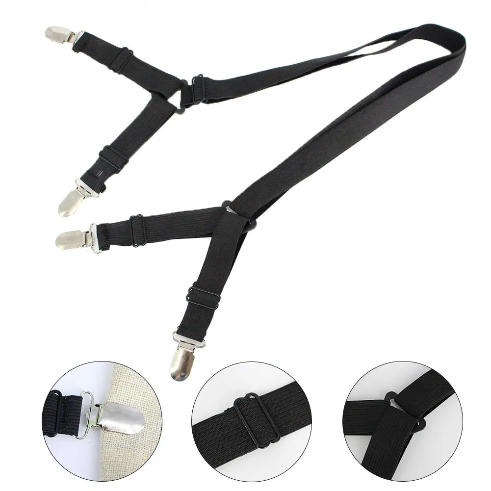 

2 Pcs Home Living Fixing Holder Clothes Pegs Anti Slip Sofa Fastener Mattress Bed Sheet Clip Adjustable Accessory Gripper Clamp