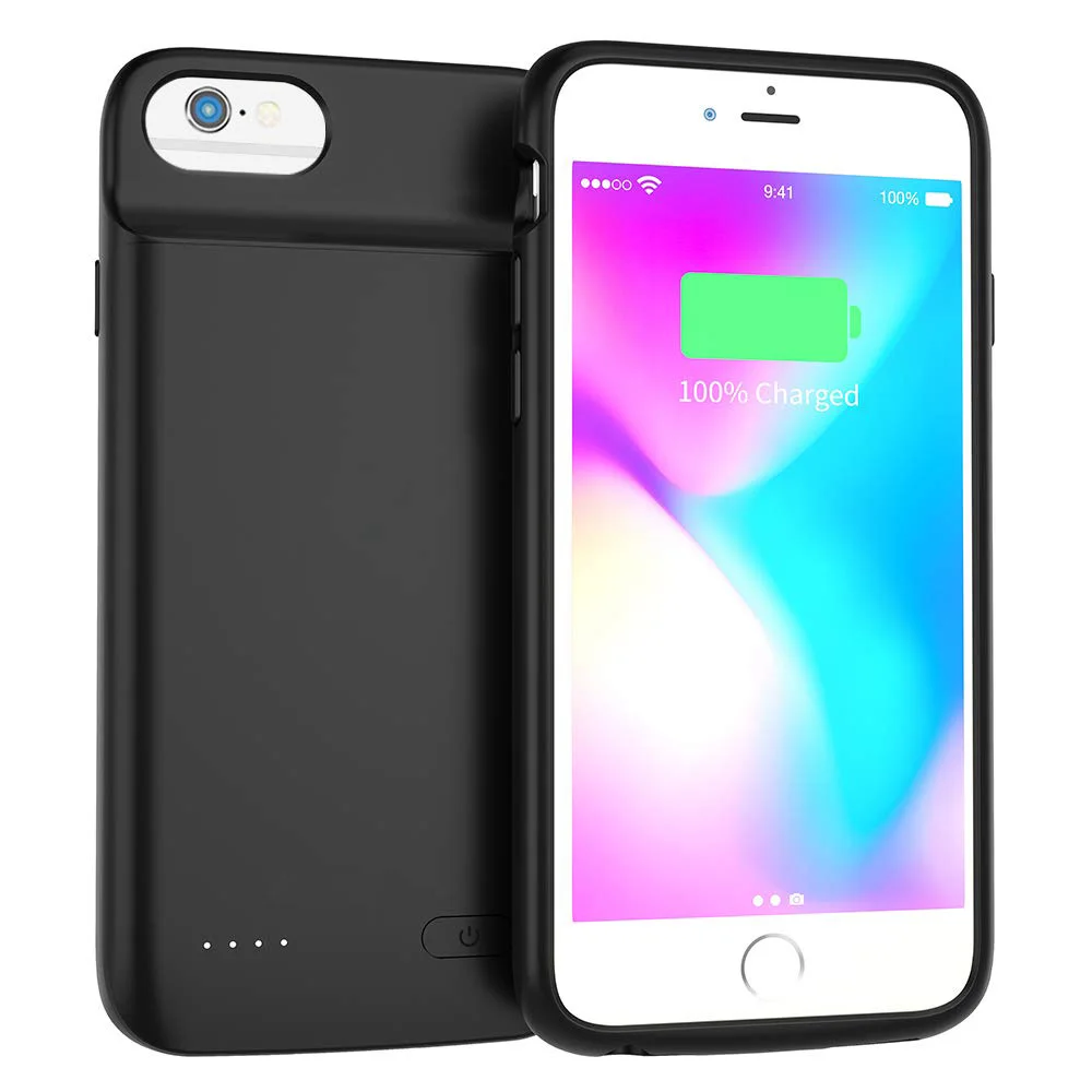 Чехол Newdery для iphone 6/6s/7/8 plus 5 дюйма 5000 мАч мягкий мощный чехол из ТПУ 6 6s 7 8 SE 2020 4 3200