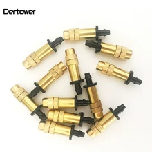 1/" медный распылитель сельскохозяйственная теплица садовый разбрызгиватель для воды Туман орошения распылители сопла латунь водяной туман 10 шт