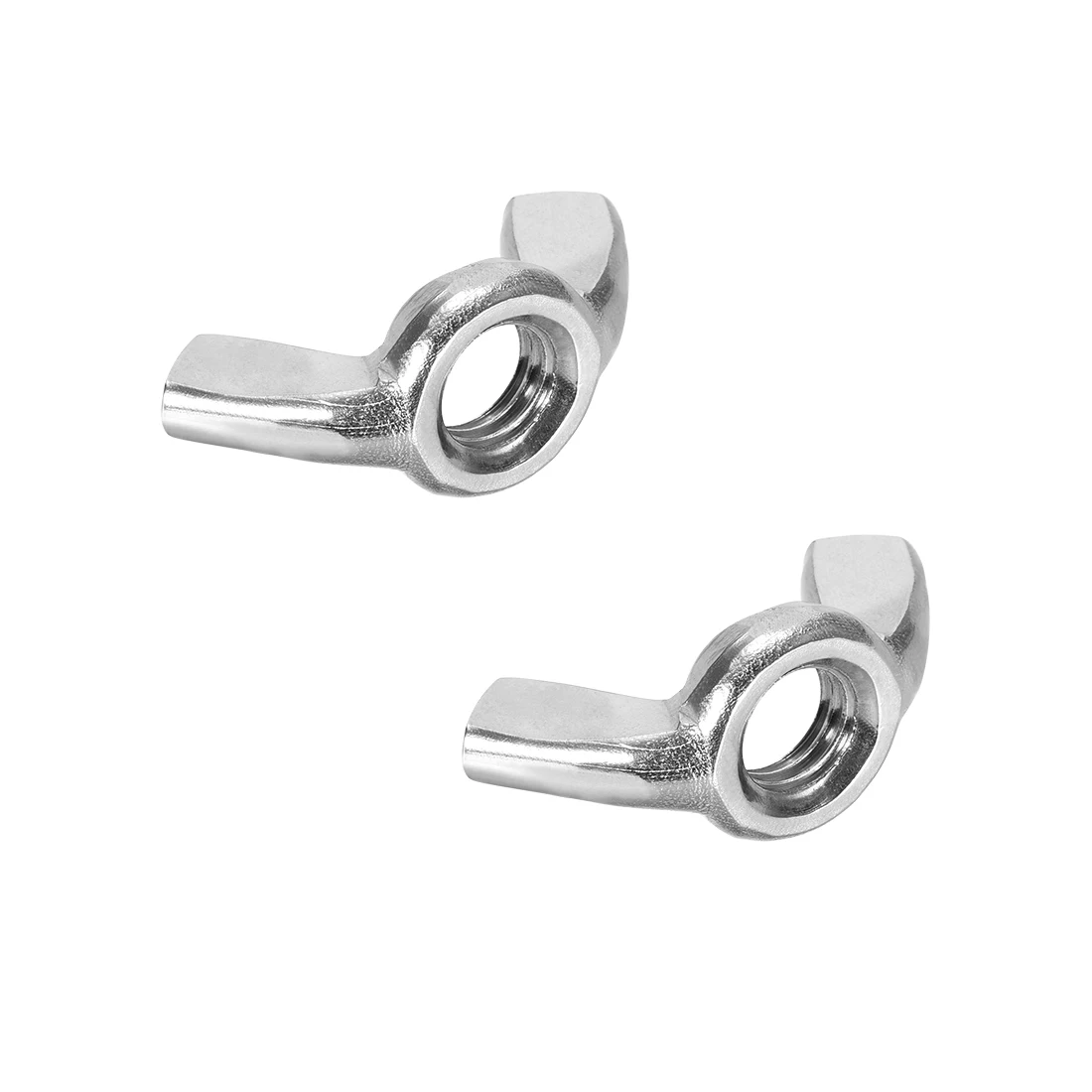 

uxcell 2-20pcs M3 M4 M5 M6 M8 M10 M12 Wing Nuts Stainless Steel 304 Hand Twist Tighten Ear Butterfly Nut