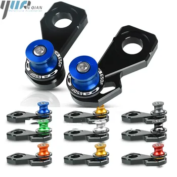 

Motorcycle Accessories Rear Wheel Axle Stand Pick Up Hook Set Aluminum CNC For Honda CB 650 F CB650F 2014 2015 2016 2017 2018