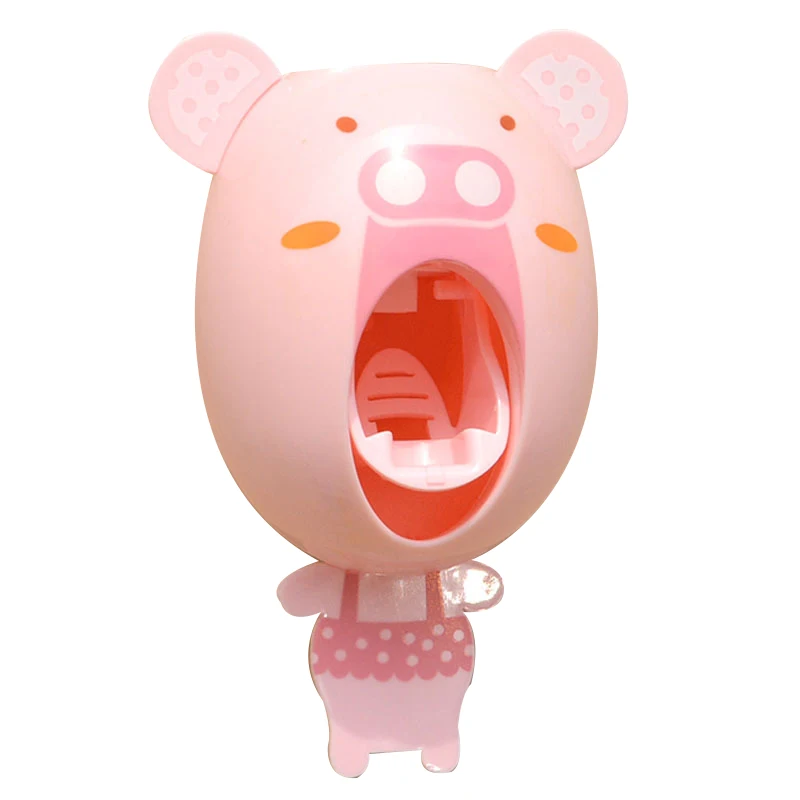 Automatic Lazy Toothpaste Dispenser Toothbrush Holder Stick Home Bathroom Accessories @LS